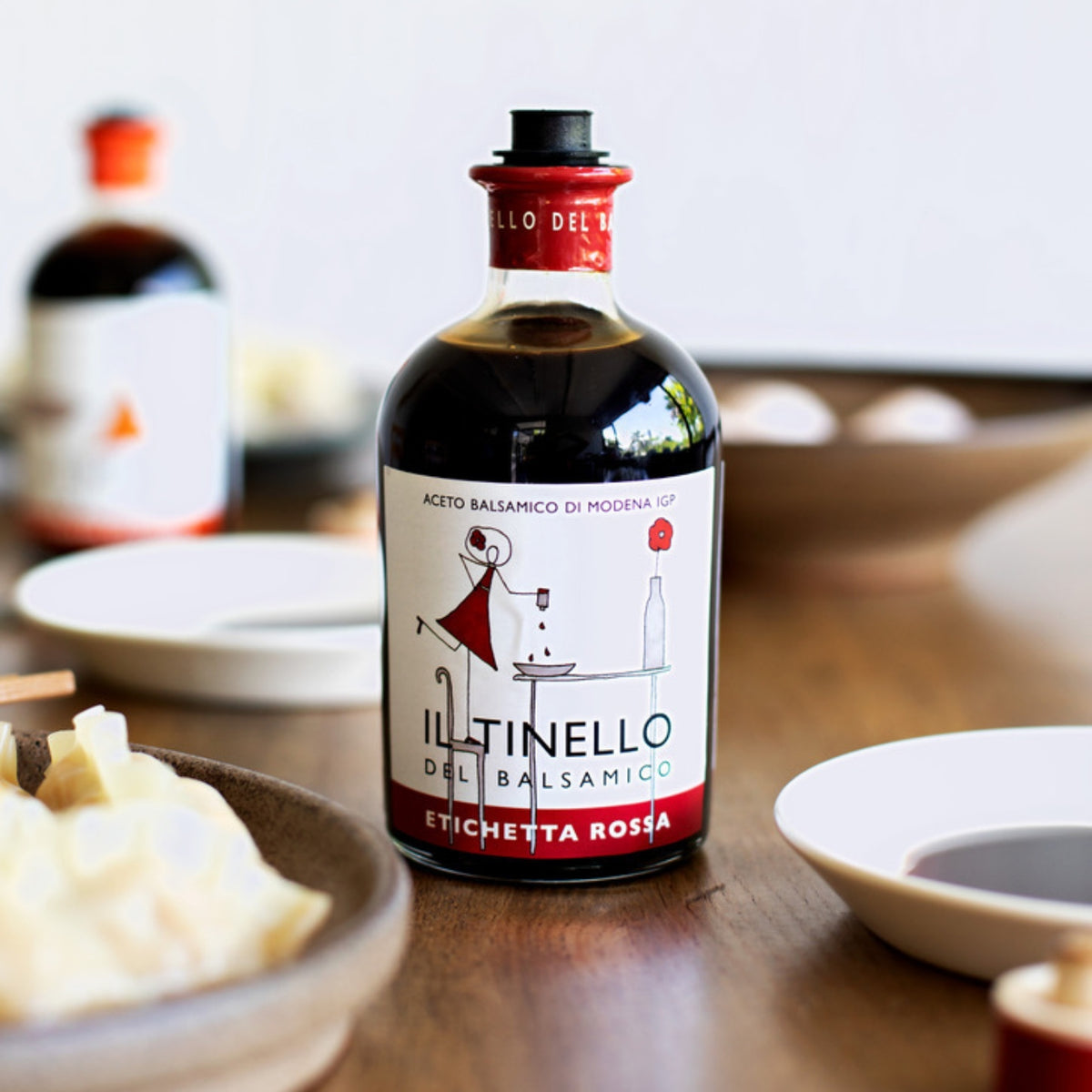 Il Borgo del Balsamico Il Tinello Balsamic Vinegar of Modena IGP Red Label Low Acidity (without box) 250ml | Imported and distributed in the UK by Just Gourmet Foods