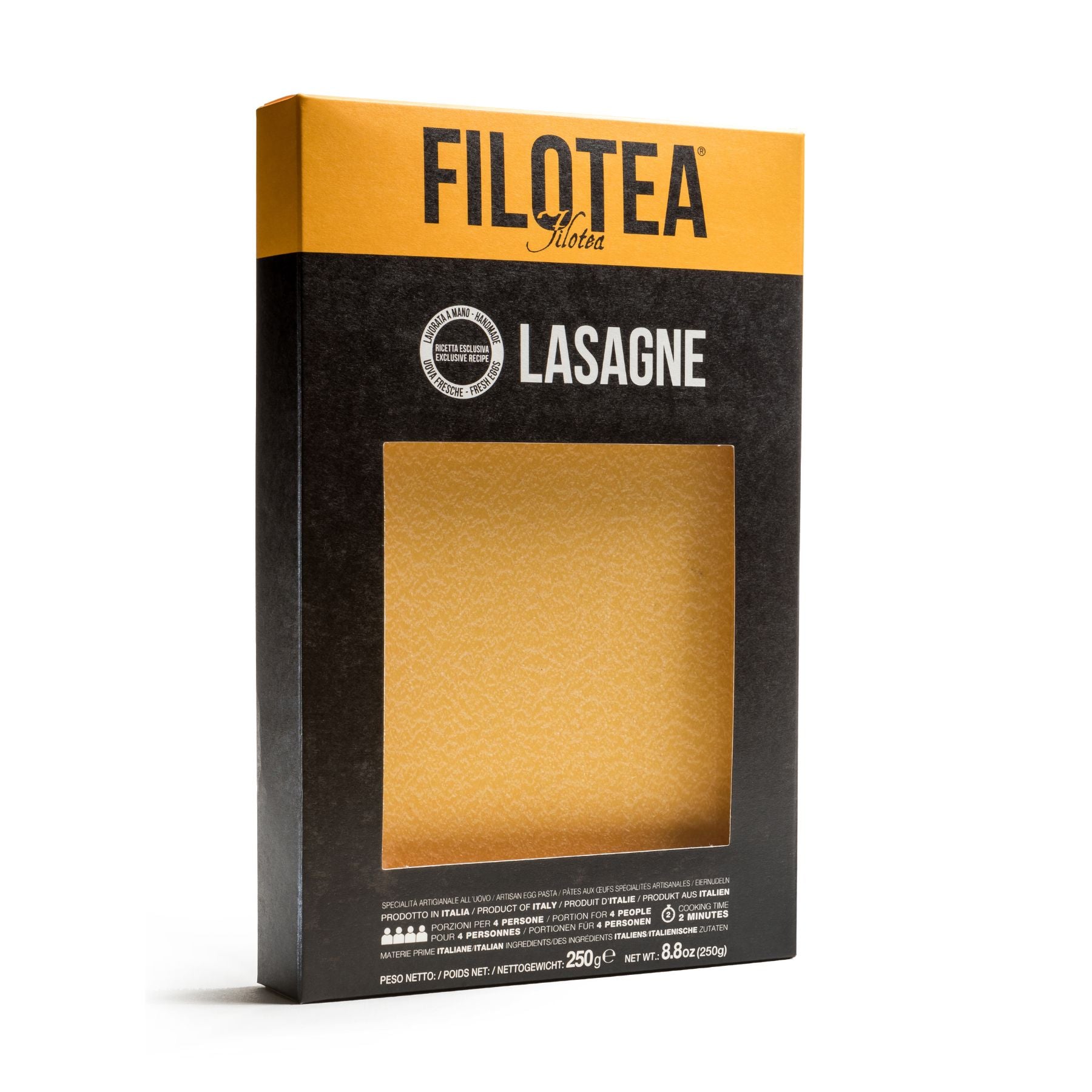 Filotea Lasagne Artisan Egg Pasta 250g | Imported and distributed in the UK by Just Gourmet Foods