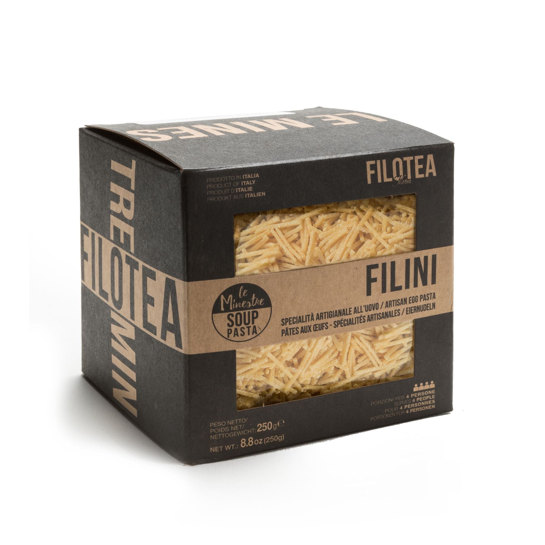 Filotea Filini Tiny Egg Pasta 250g | Imported and distributed in the UK by Just Gourmet Foods