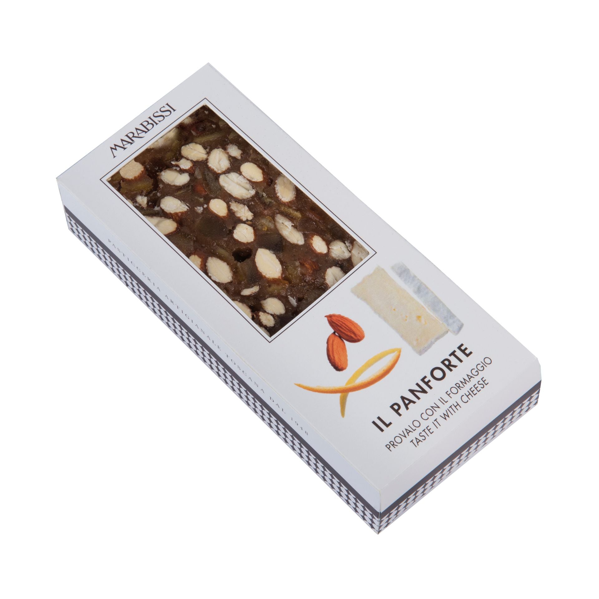Marabissi Plain Panforte Cake (Box) 200g  | Imported and distributed in the UK by Just Gourmet Foods