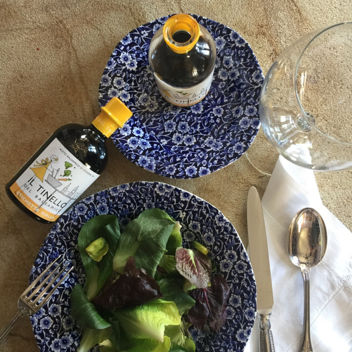 Il Tinello Balsamic Vinegar of Modena IGP Yellow Label High Acidity (without box) 250ml Imported and distributed in the UK by Just Gourmet Foods