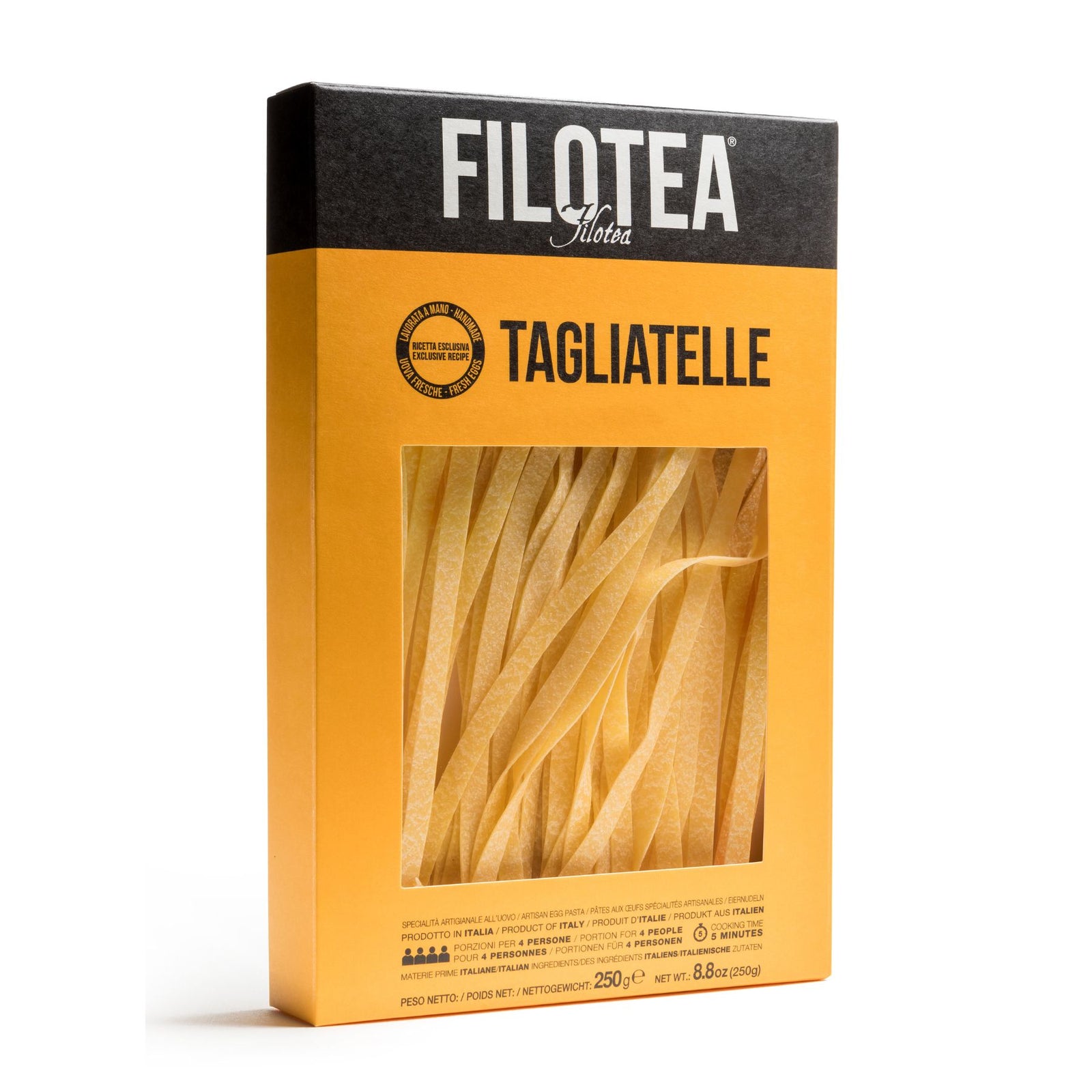 Filotea Tagliatelle Artisan Egg Pasta 250g | Imported and distributed in the UK by Just Gourmet Foods