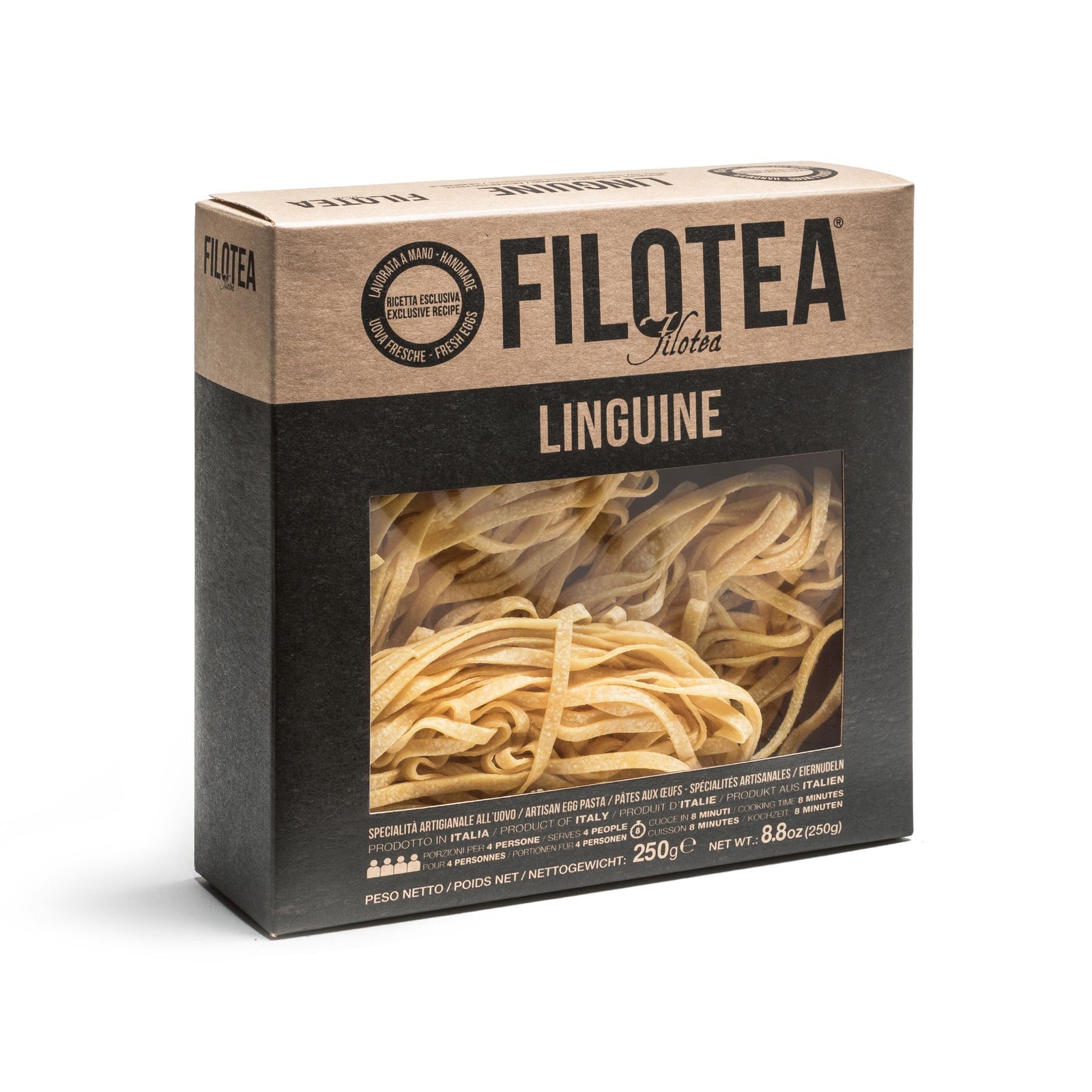 Filotea Le Matassine Linguine Nest Artisan Egg Pasta 250g | Imported and distributed in the UK by Just Gourmet Foods