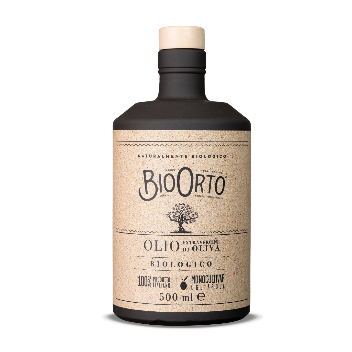 Bio Orto Organic Extra Virgin Olive Oil Monocultivar Ogliarola 500ml  | Imported and distributed in the UK by Just Gourmet Foods