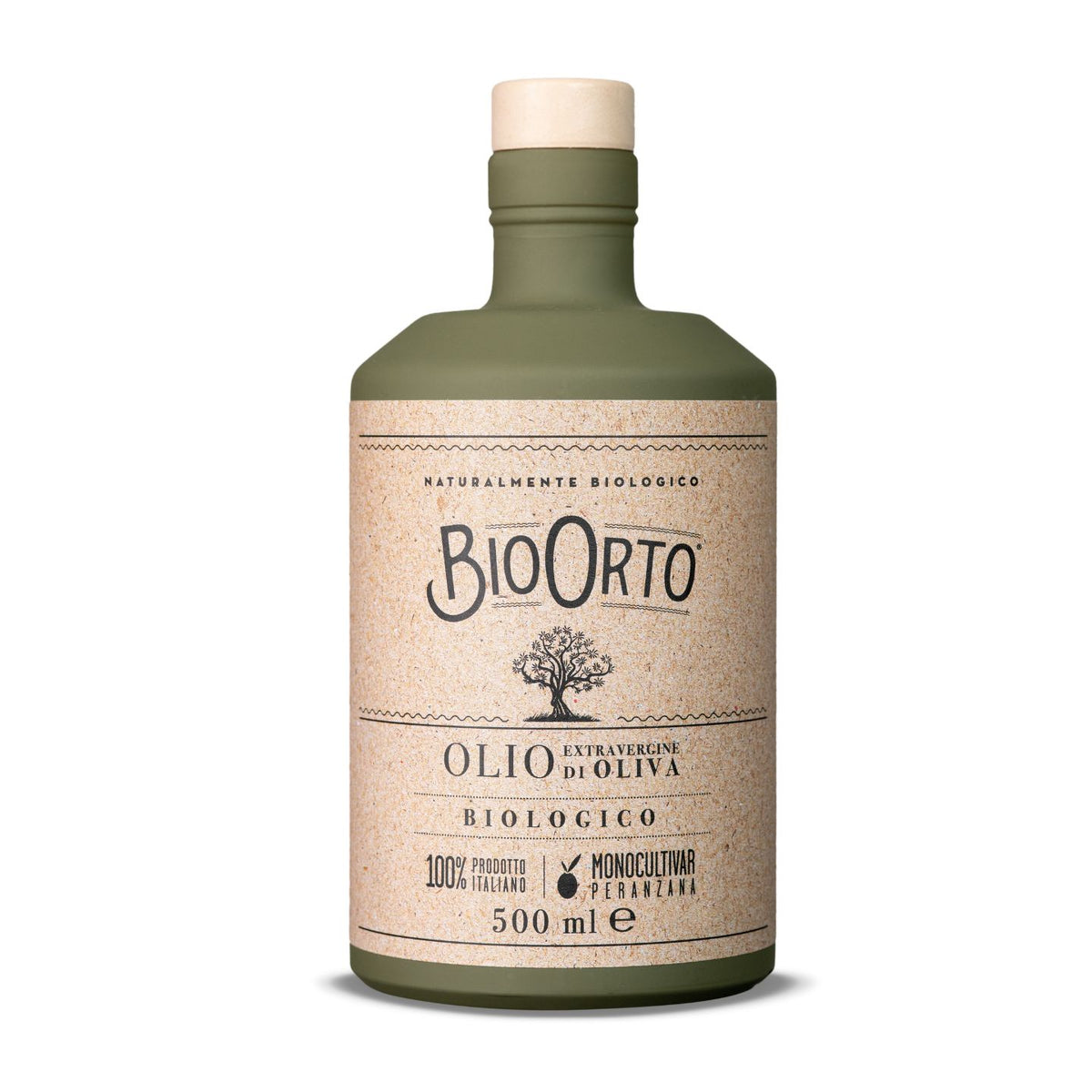Bio Orto Organic Extra Virgin Olive Oil Monocultivar Peranzana 500ml  | Imported and distributed in the UK by Just Gourmet Foods