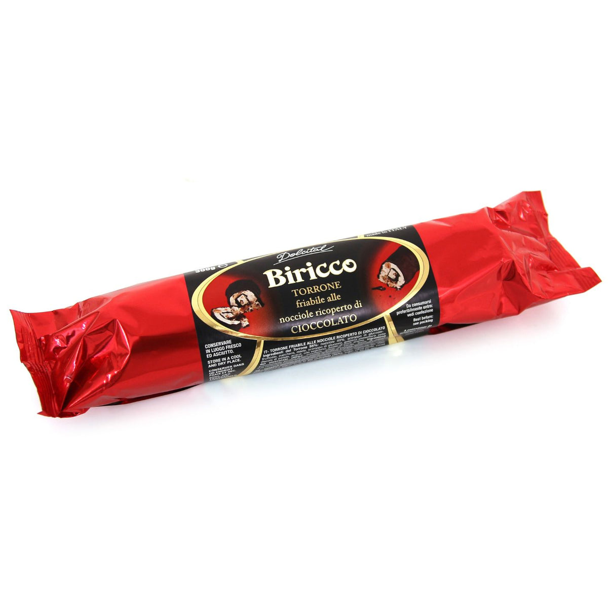 Dolcital Chocolate covered Nougat with Hazelnuts 300g  | Imported and distributed in the UK by Just Gourmet Foods