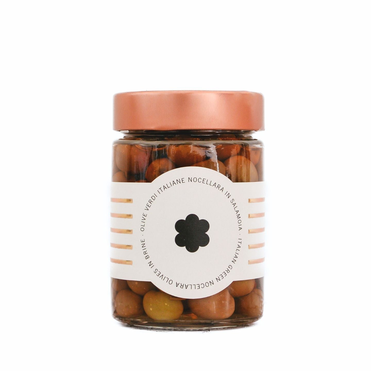 Tenute Cristiano Tenute Cristiano Nocellara Olives 185g  | Imported and distributed in the UK by Just Gourmet Foods