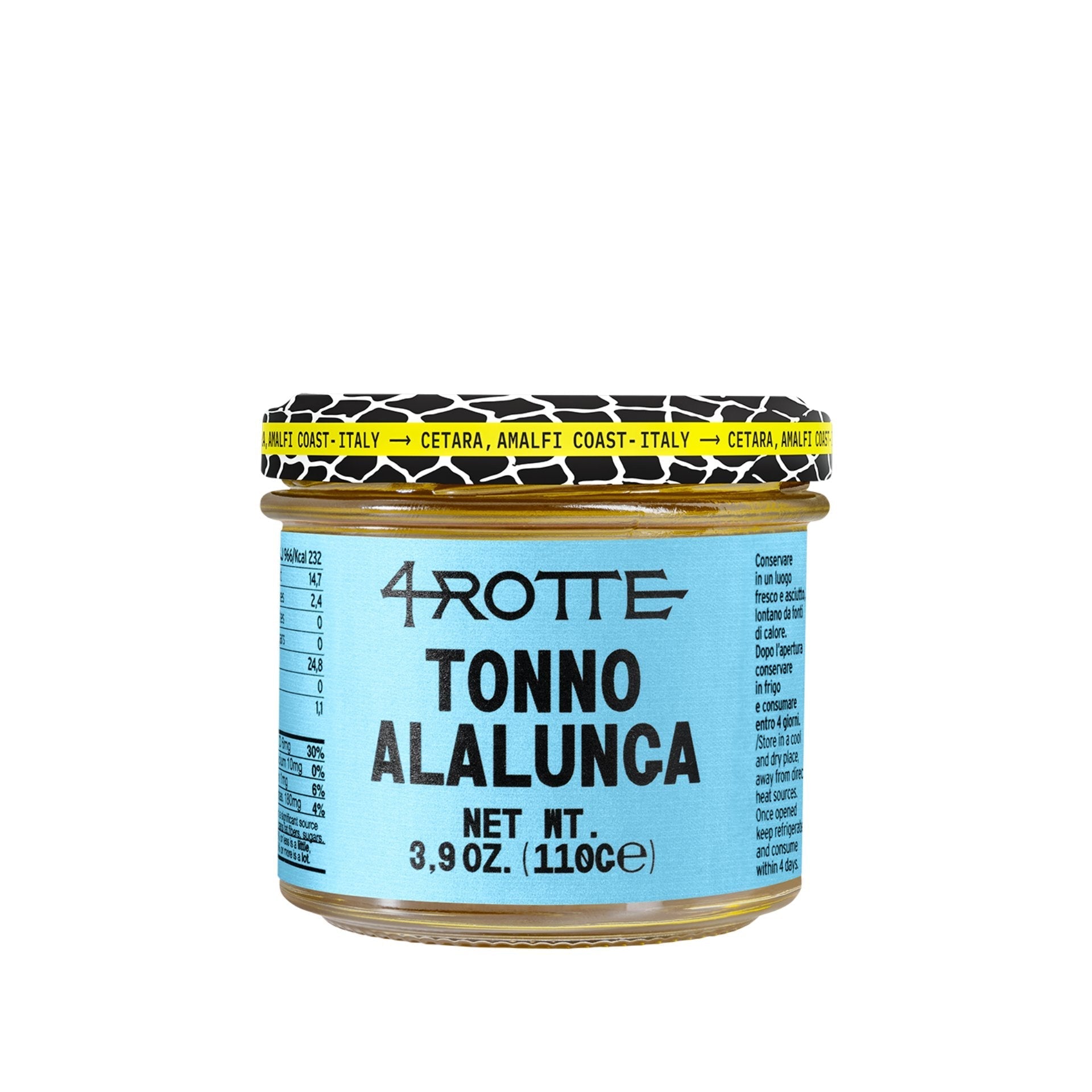 Armatore 4 Rotte Tuna Albacore / White Tuna in Olive Oil 110g  | Imported and distributed in the UK by Just Gourmet Foods