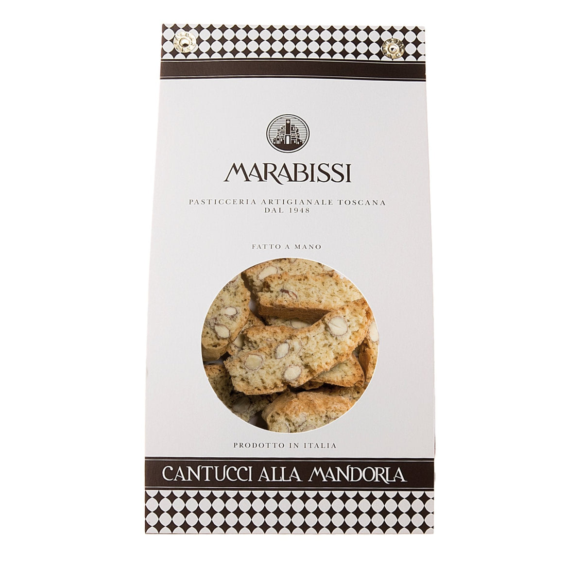 Marabissi Almond Cantucci (White Bag) 200g  | Imported and distributed in the UK by Just Gourmet Foods