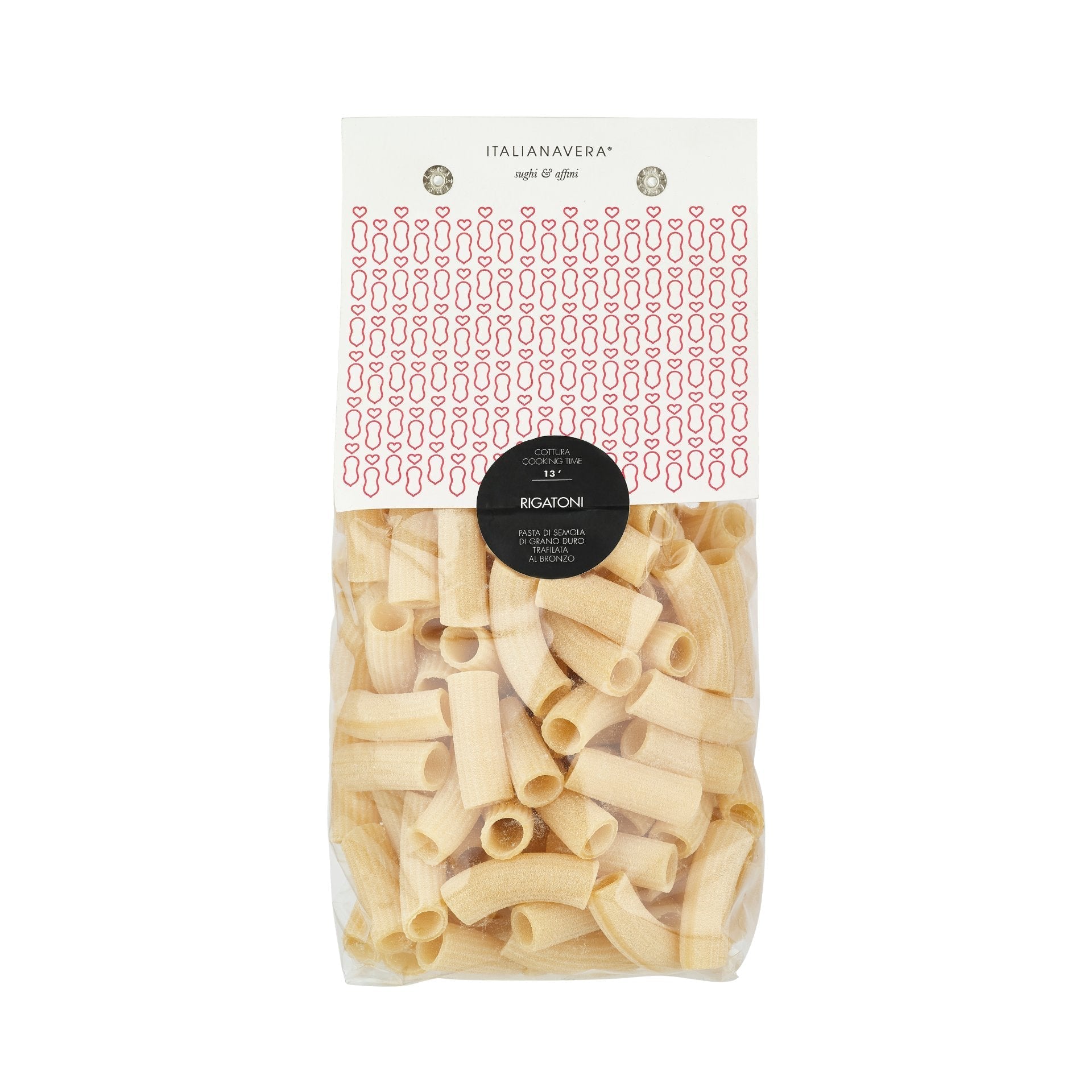 Italianavera Rigatoni Pasta 500g  | Imported and distributed in the UK by Just Gourmet Foods