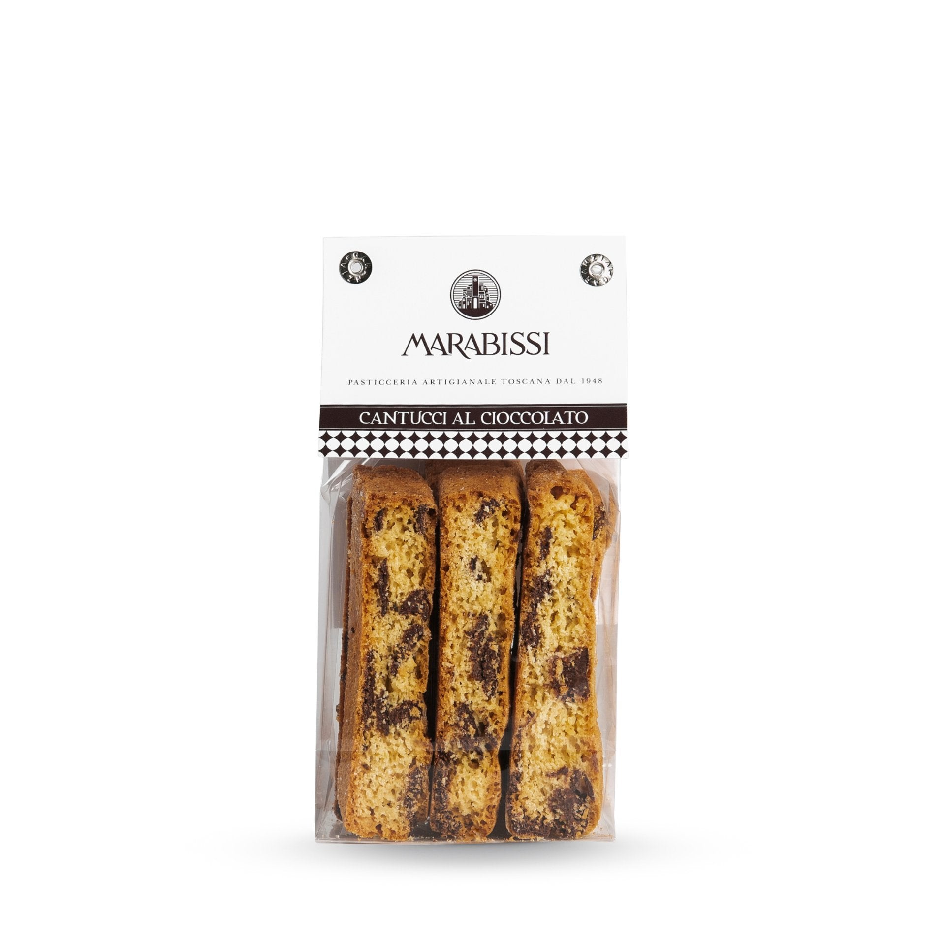 Marabissi Chocolate Chip Cantucci (Bag) 120g  | Imported and distributed in the UK by Just Gourmet Foods