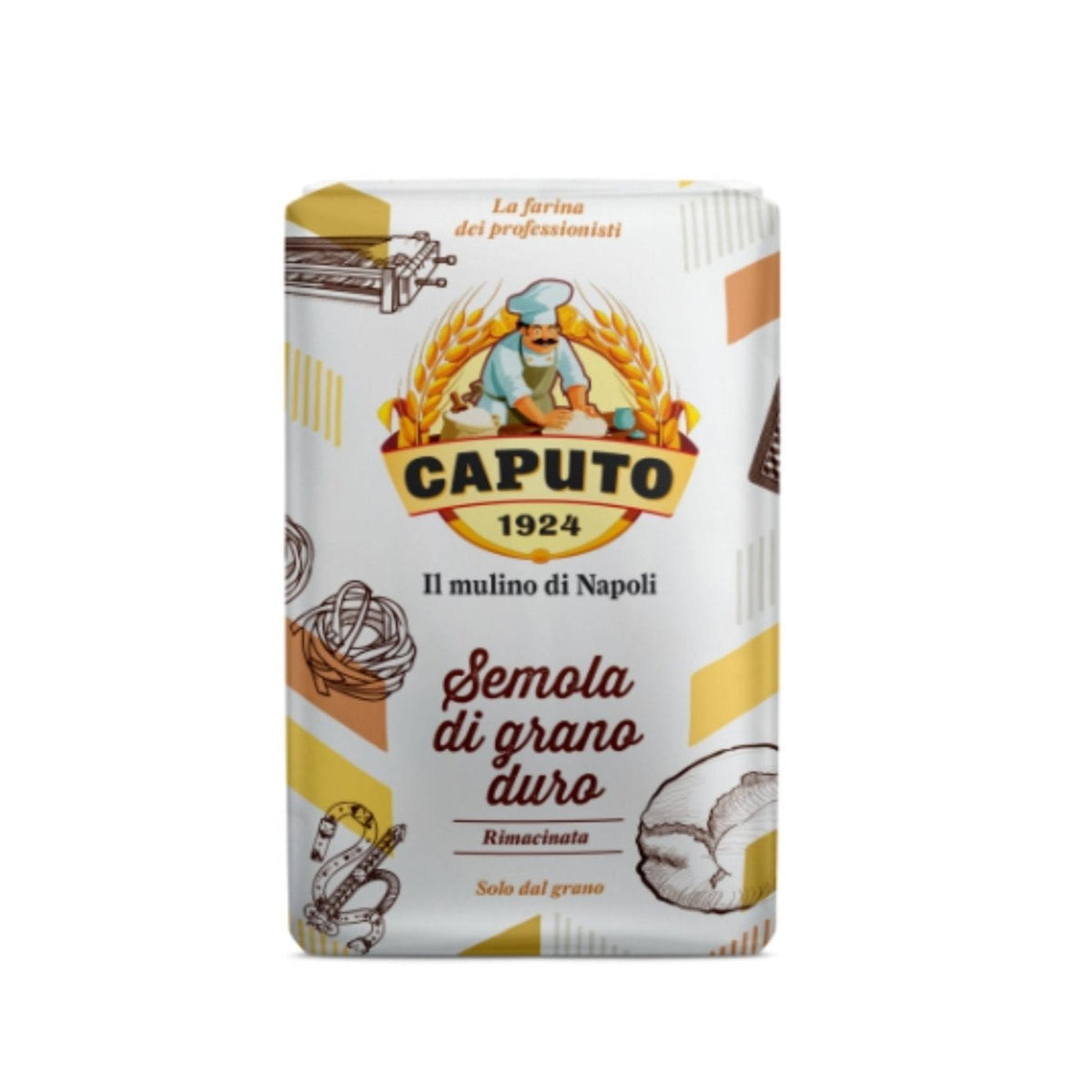 Molino Caputo Semolina Rimancinata 1kg  | Imported and distributed in the UK by Just Gourmet Foods