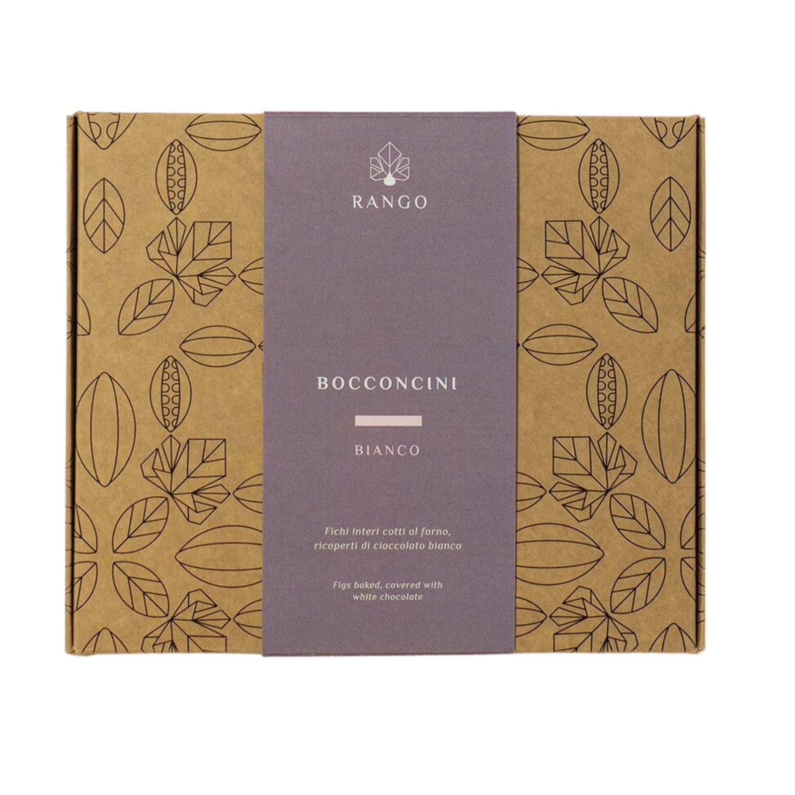 Rango Dried Figs Covered in White Chocolate 250g  | Imported and distributed in the UK by Just Gourmet Foods