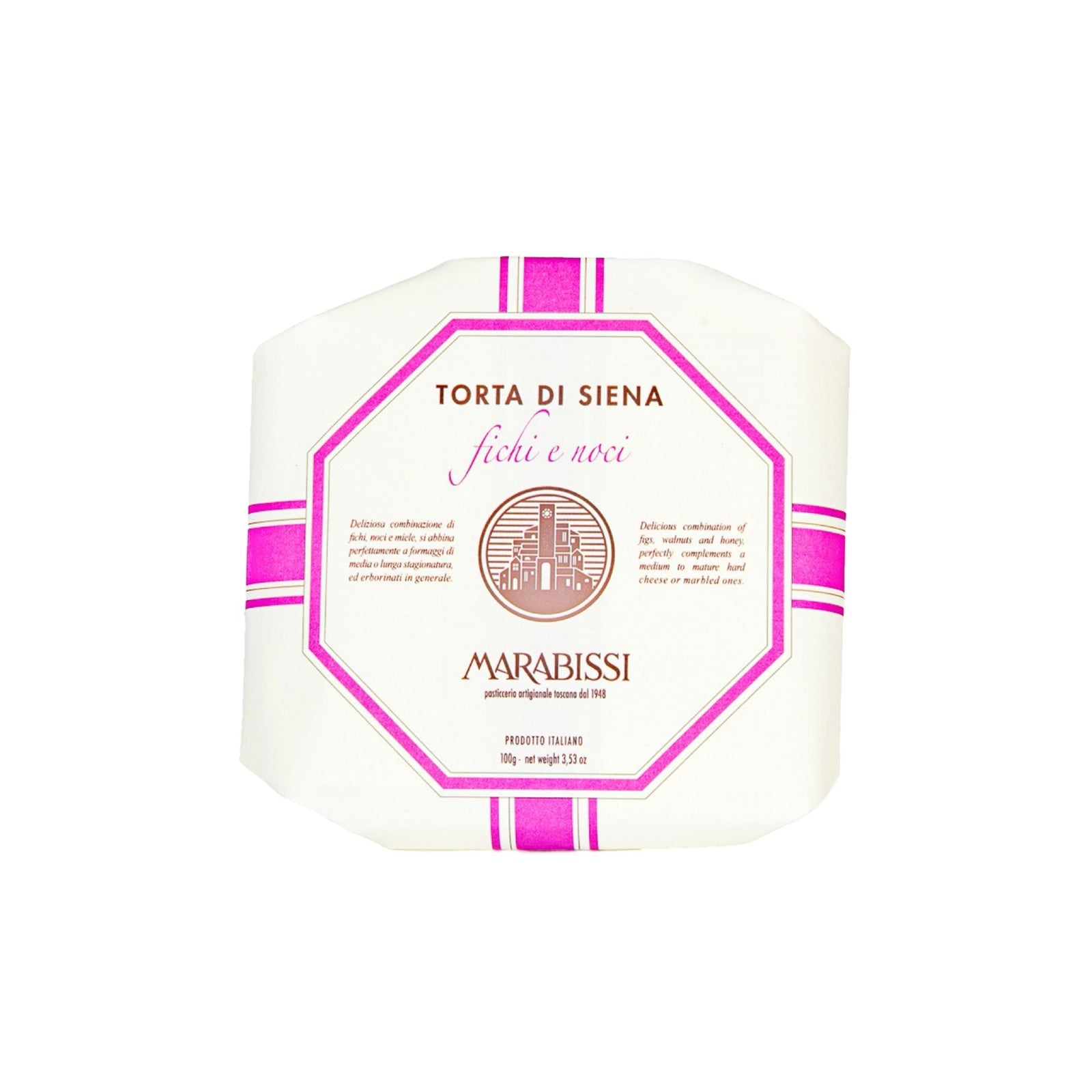 Marabissi Fig & Walnut Panforte Cake 250g  | Imported and distributed in the UK by Just Gourmet Foods