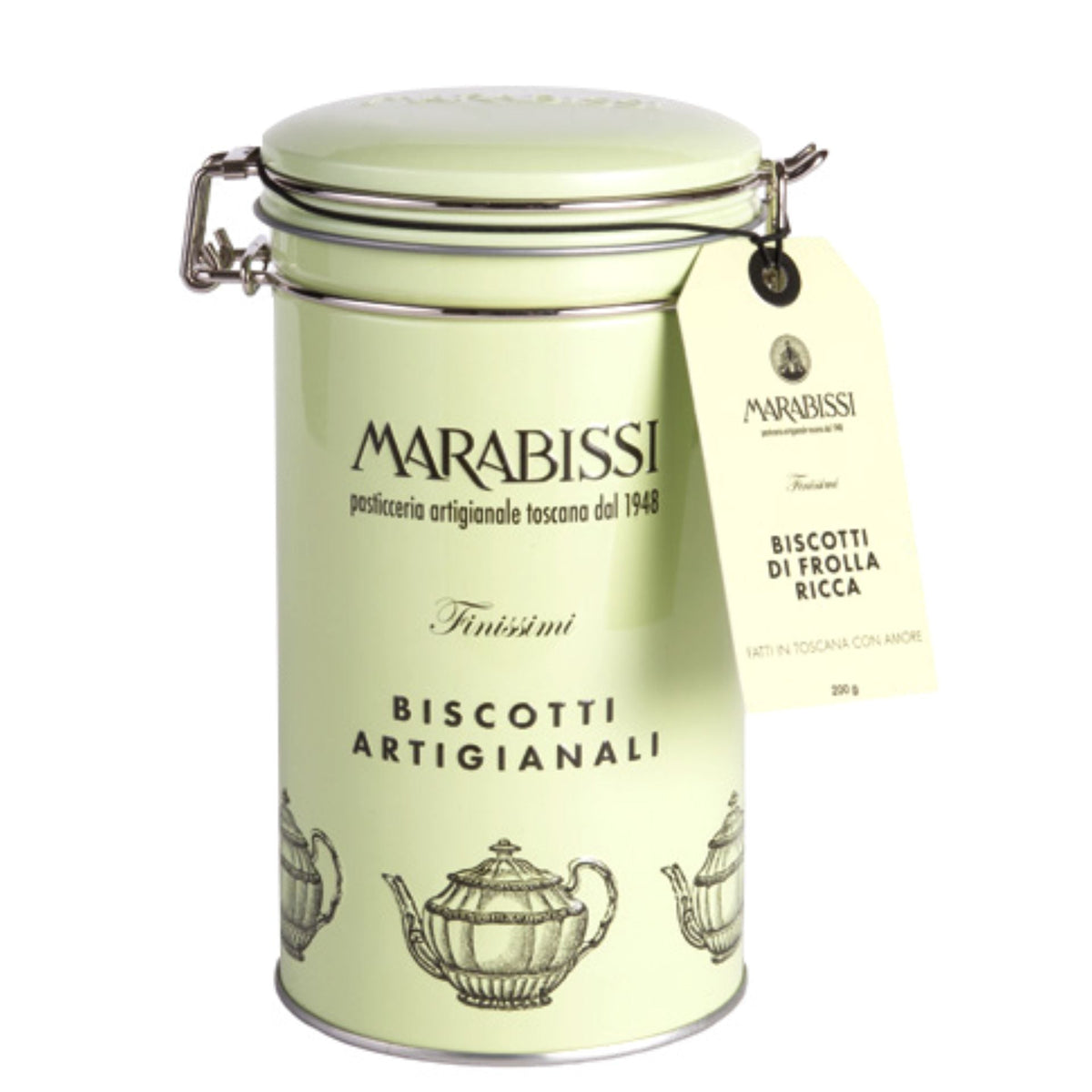 Marabissi Butter Artisan Biscuits (Tin) 200g  | Imported and distributed in the UK by Just Gourmet Foods