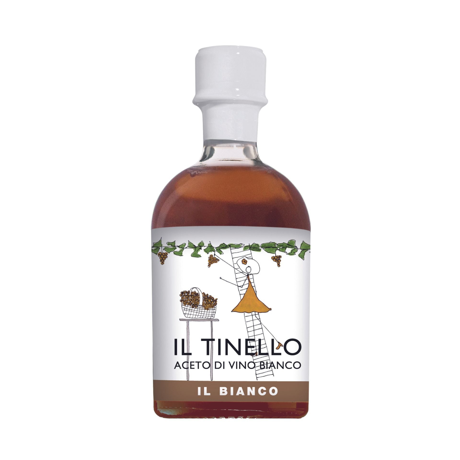 Il Borgo del Balsamico Il Tinello Il Bianco White Wine Vinegar 250ml  | Imported and distributed in the UK by Just Gourmet Foods