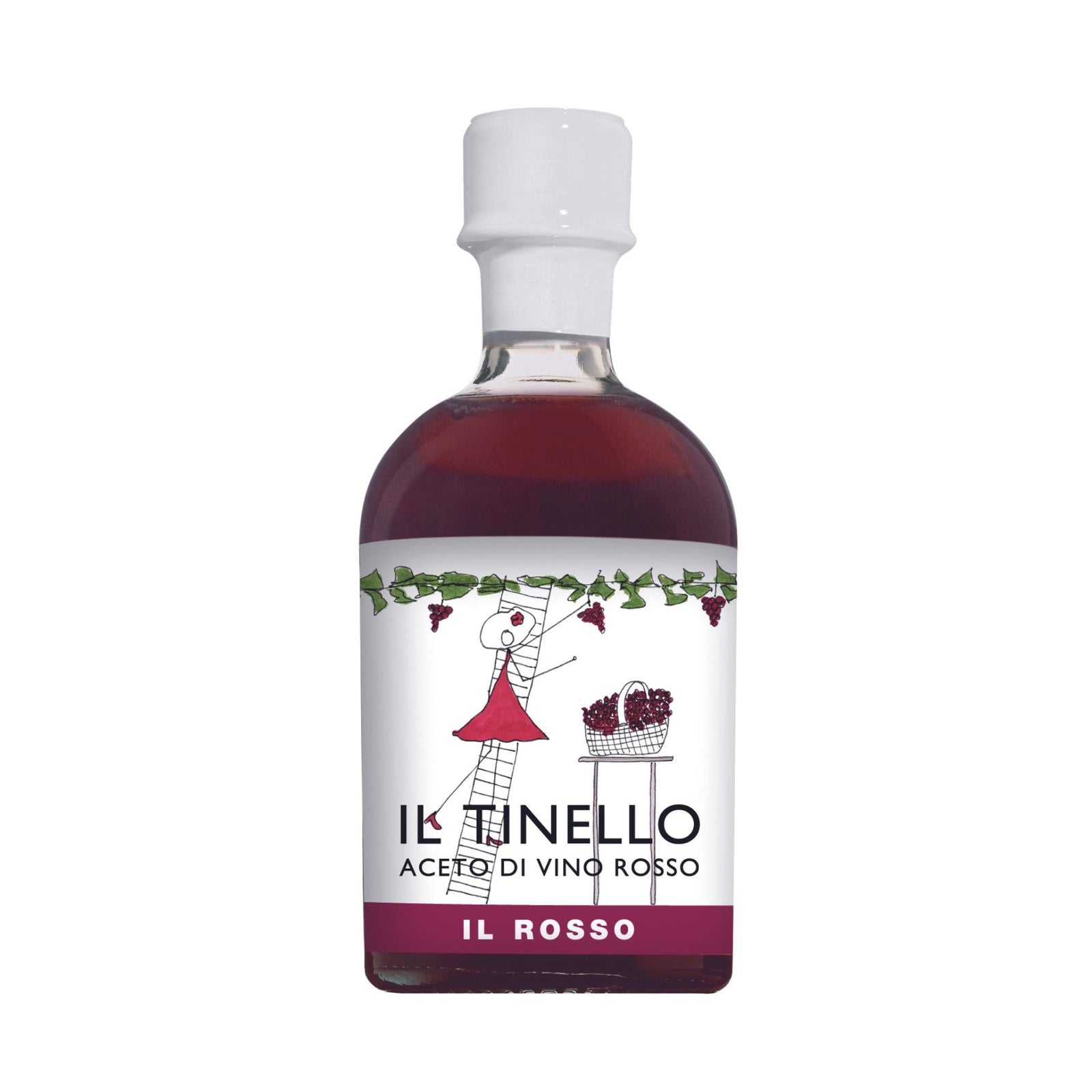 Il Borgo del Balsamico Il Tinello Il Rosso Red Wine Vinegar 250ml  | Imported and distributed in the UK by Just Gourmet Foods