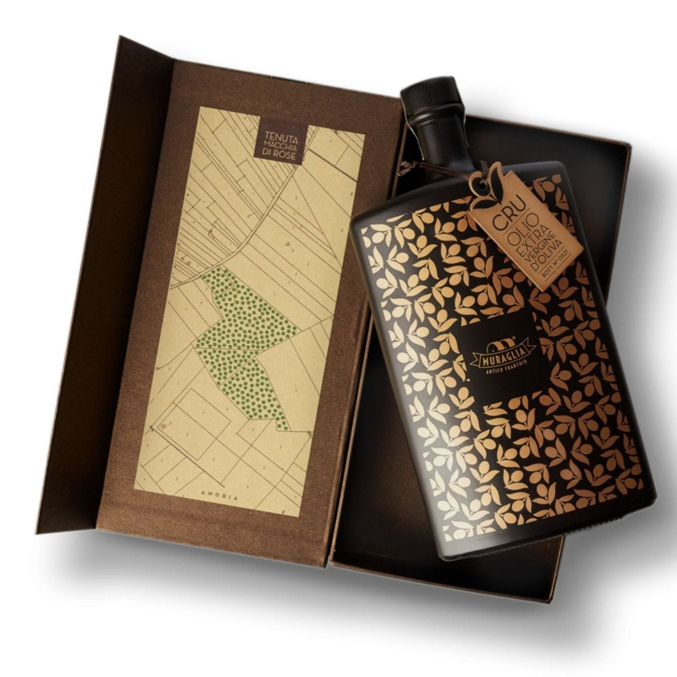 Frantoio Muraglia Grand Cru Macchia di Rose Extra Virgin Olive Oil 500ml  | Imported and distributed in the UK by Just Gourmet Foods