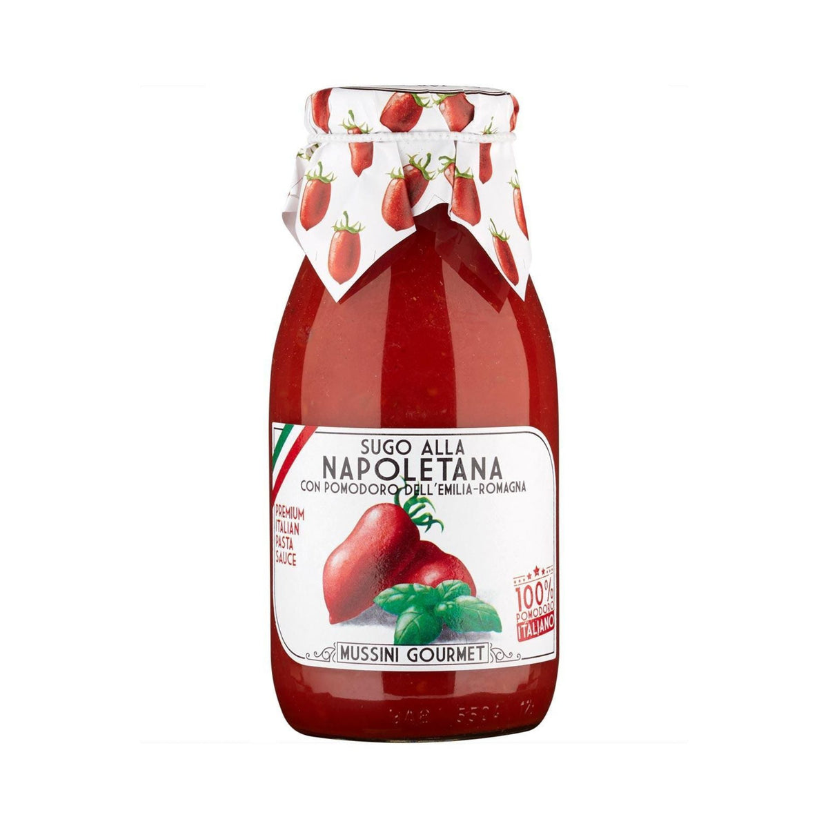 Mussini Napoletana Pasta Sauce 250ml  | Imported and distributed in the UK by Just Gourmet Foods