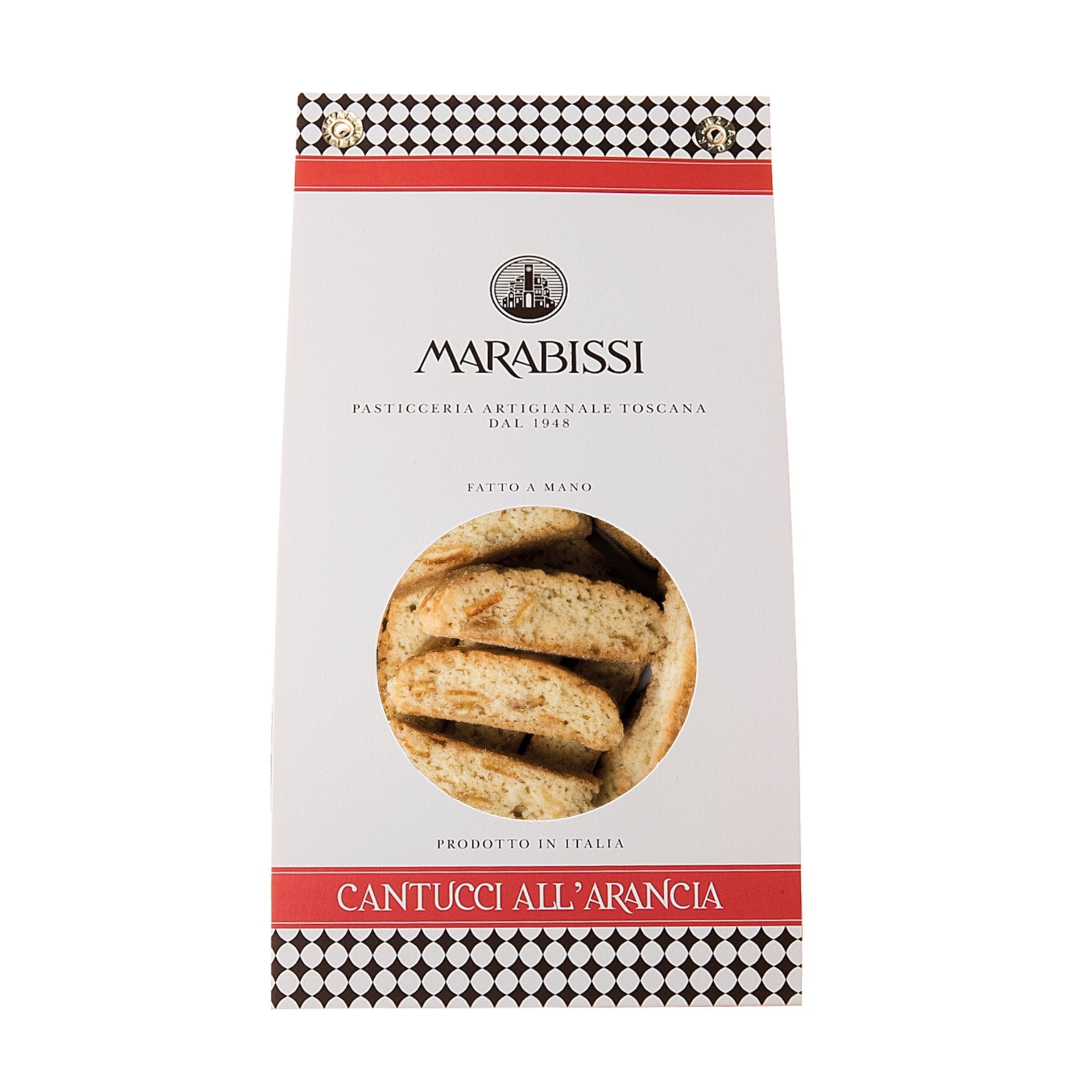 Marabissi Orange Cantucci (White Bag) 200g  | Imported and distributed in the UK by Just Gourmet Foods