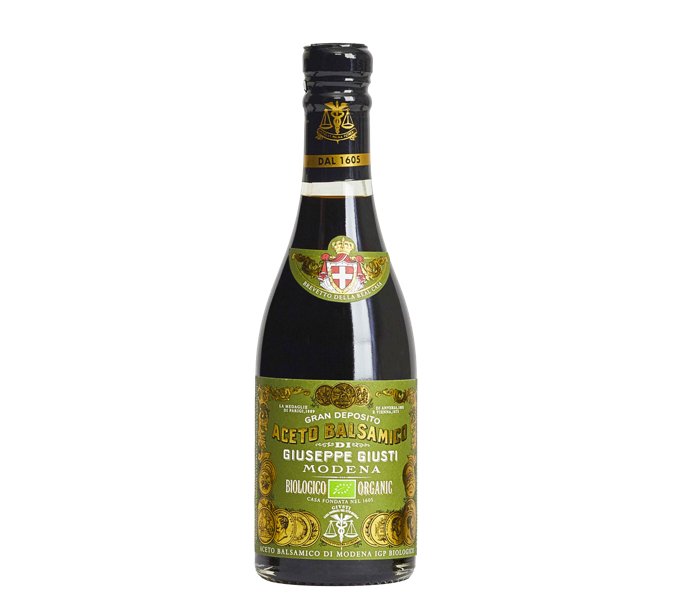 Acetaia Giusti Organic 3 Gold Medal Balsamic Vinegar of Modena IGP Champagnotta 250ml  | Imported and distributed in the UK by Just Gourmet Foods