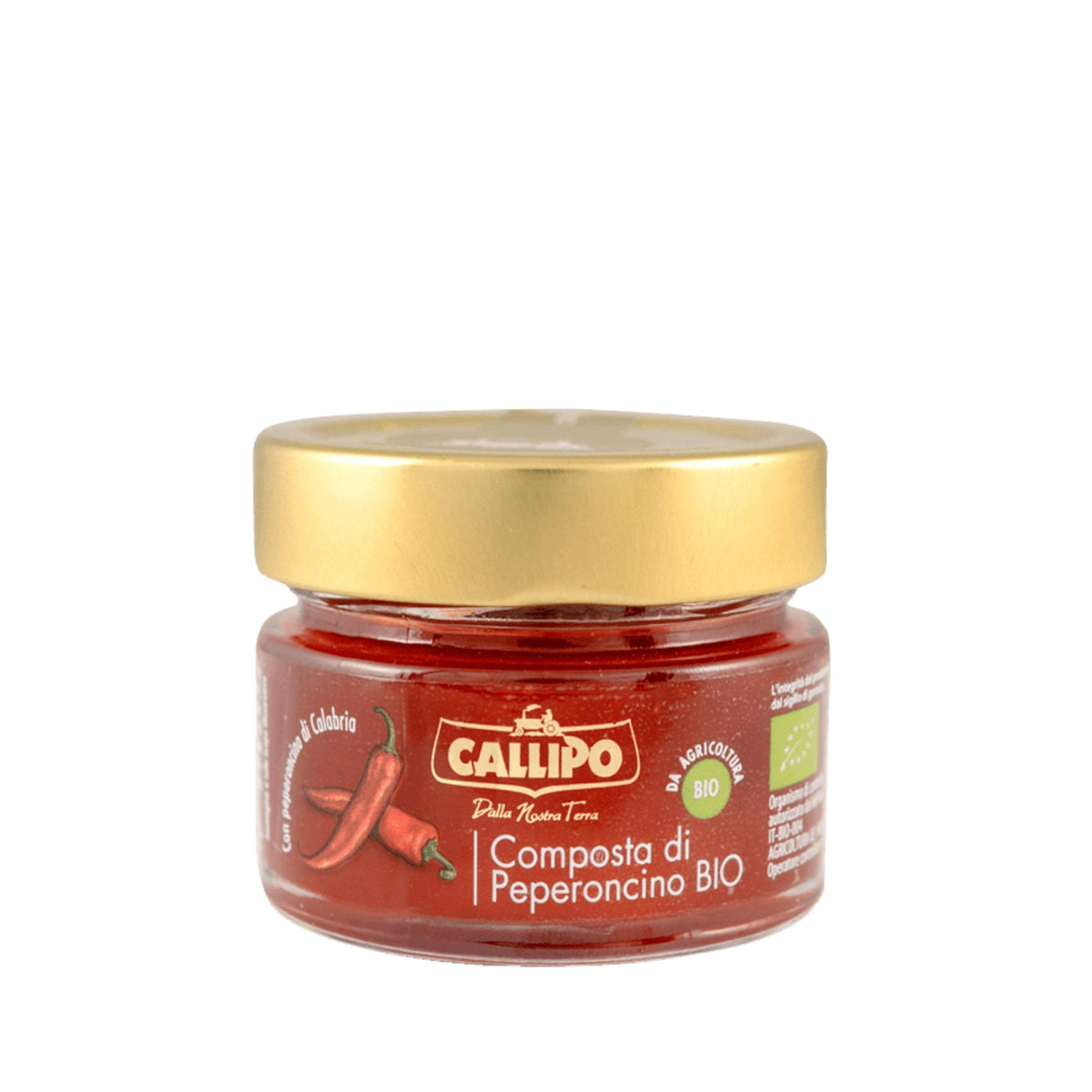 Callipo Organic Chilli Spread 130g  | Imported and distributed in the UK by Just Gourmet Foods