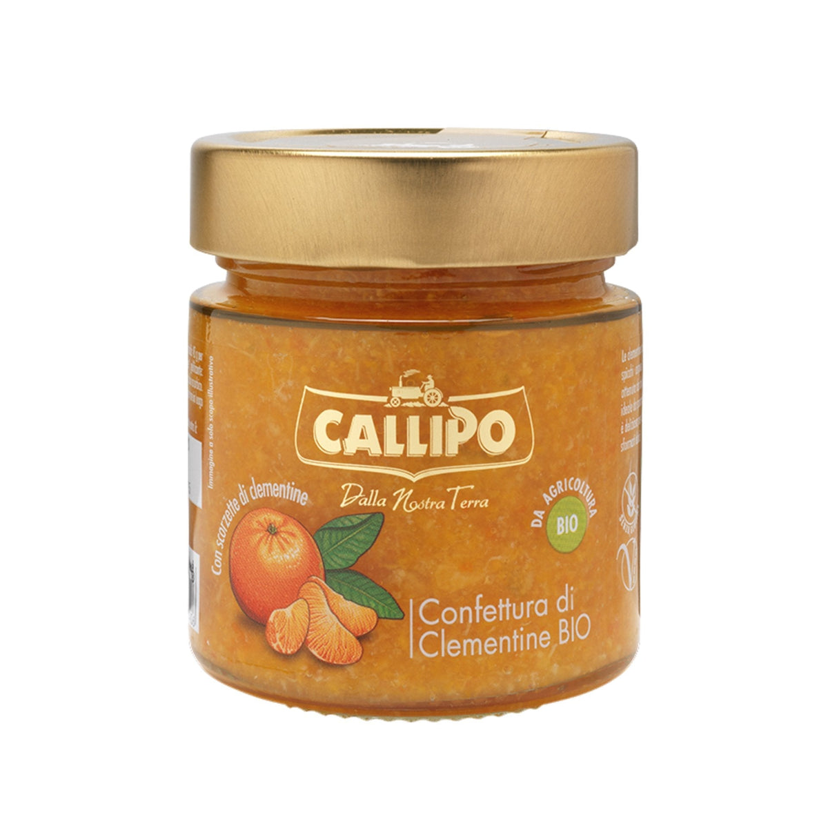 Callipo Organic Clementine Jam 300g  | Imported and distributed in the UK by Just Gourmet Foods