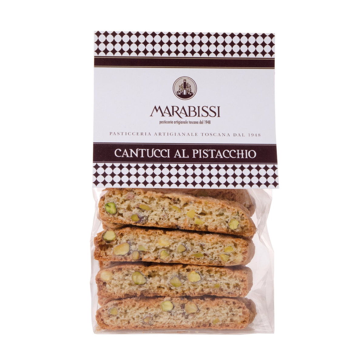 Marabissi Pistachio Cantucci (Bag) 200g  | Imported and distributed in the UK by Just Gourmet Foods