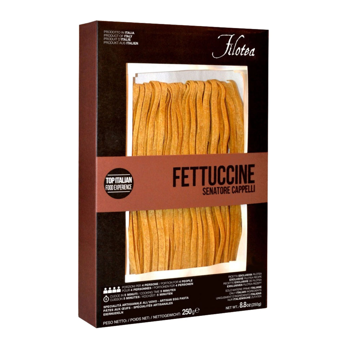 Filotea Senatore Cappelli Fettuccine 250g  | Imported and distributed in the UK by Just Gourmet Foods