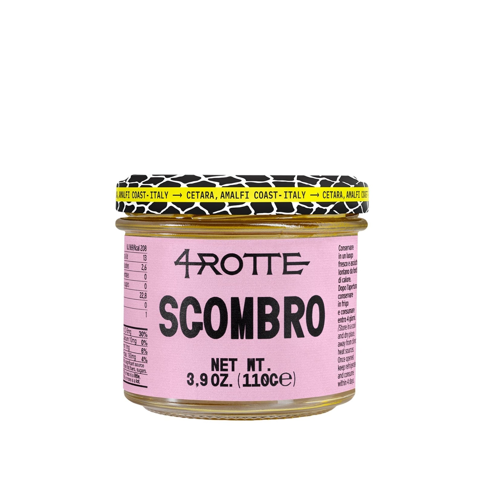 Armatore 4 Rotte Mackerel in Olive Oil 110g  | Imported and distributed in the UK by Just Gourmet Foods