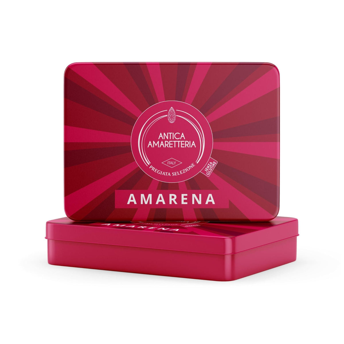 Antica Amaretteria Soft Amarena Cherry Amaretti 150g (Tin)  | Imported and distributed in the UK by Just Gourmet Foods