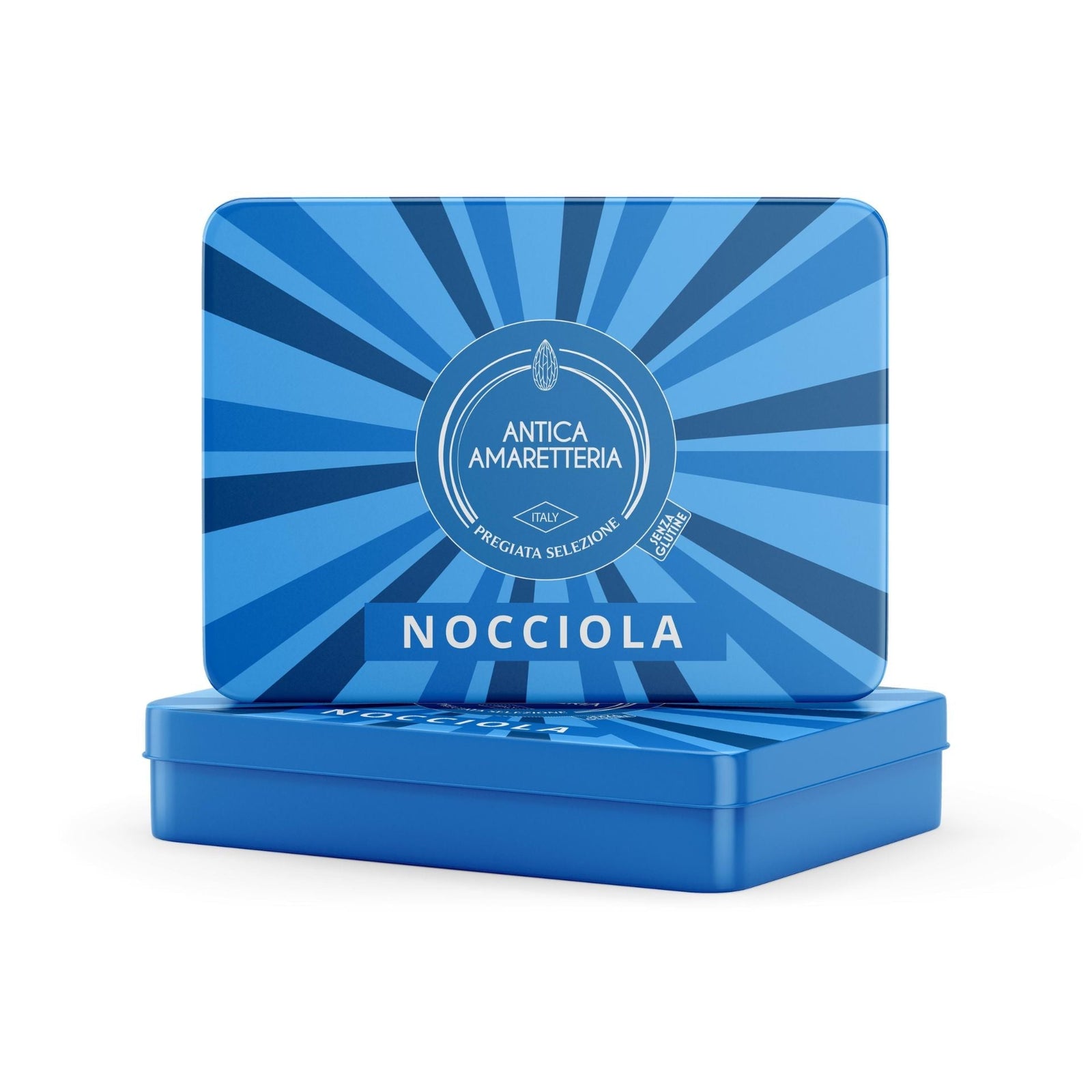 Antica Amaretteria Soft Hazelnut Amaretti 150g (Tin)  | Imported and distributed in the UK by Just Gourmet Foods