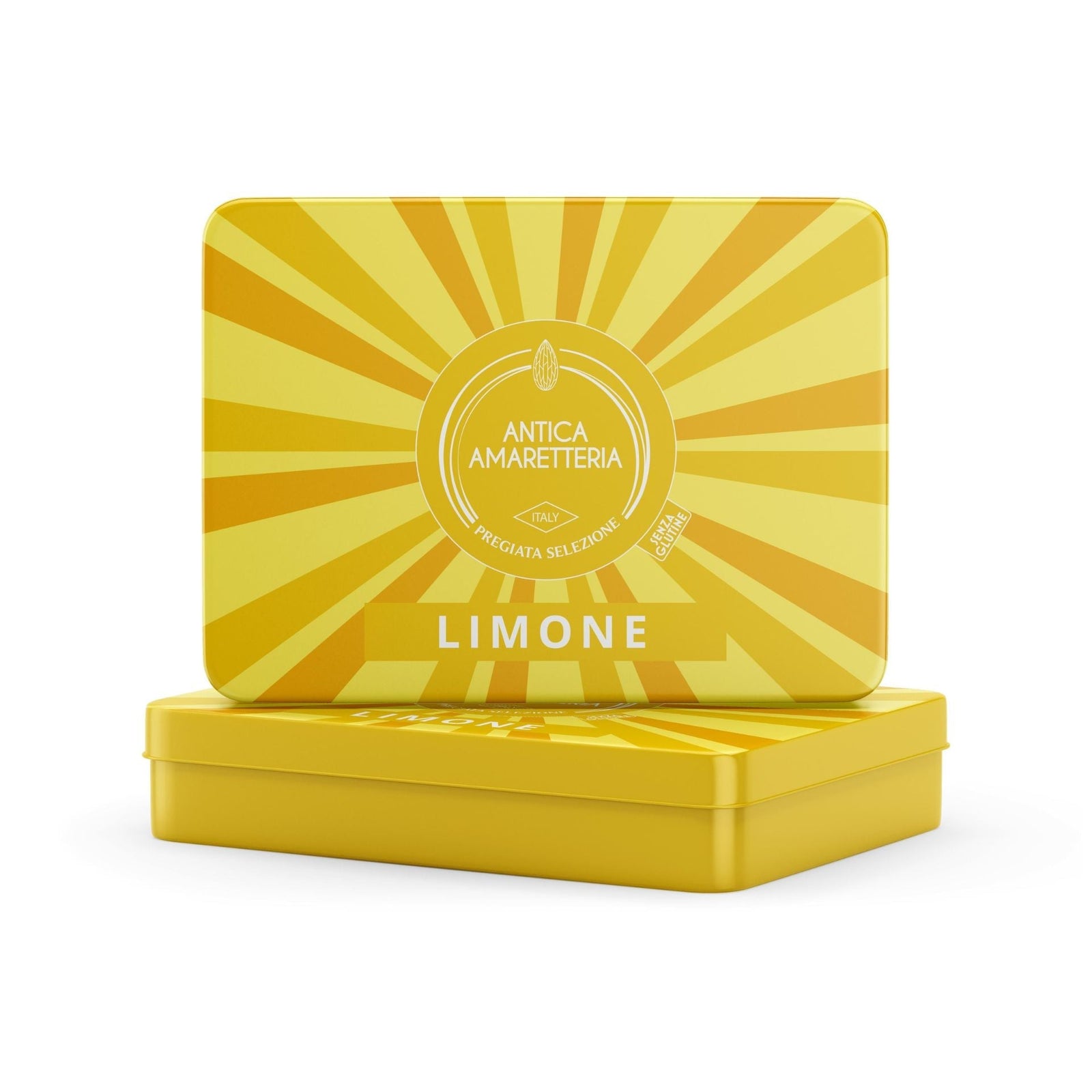 Antica Amaretteria Soft Lemon Amaretti 150g (Tin)  | Imported and distributed in the UK by Just Gourmet Foods