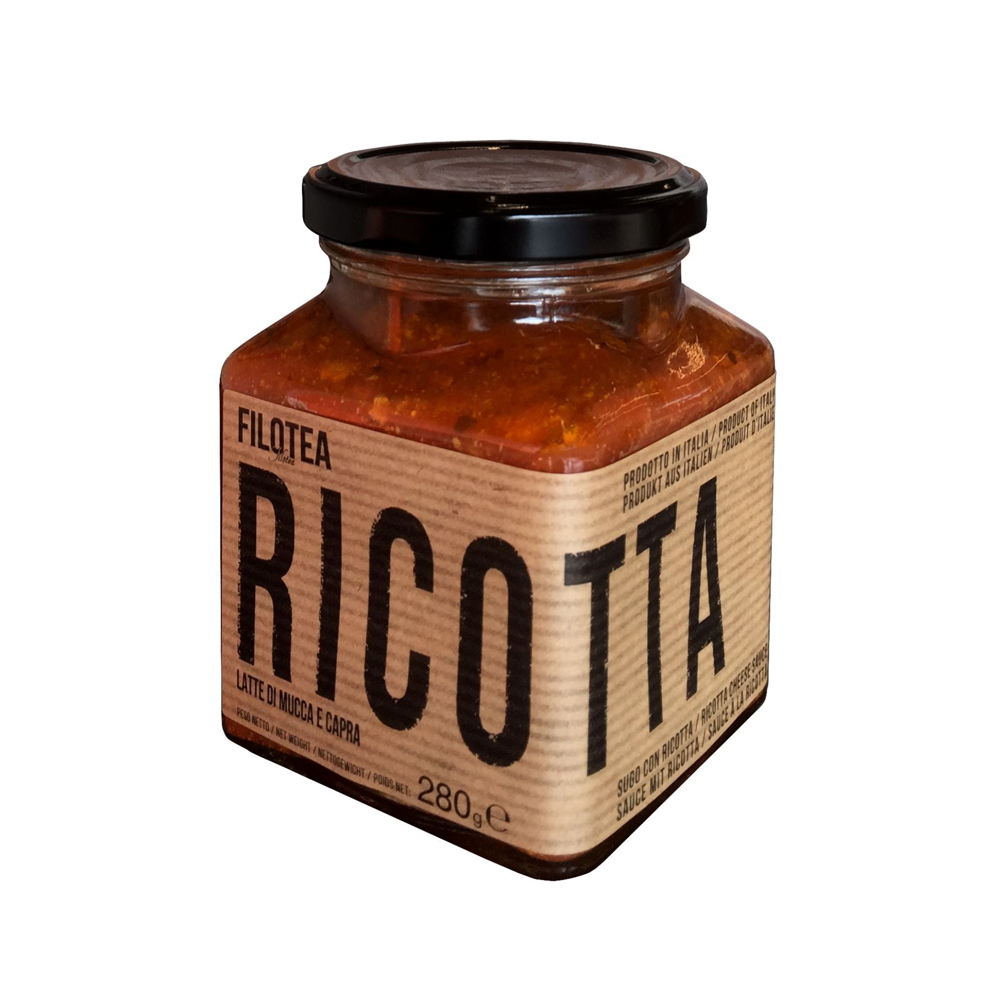 Filotea Ricotta Cheese Pasta Sauce 280g  | Imported and distributed in the UK by Just Gourmet Foods
