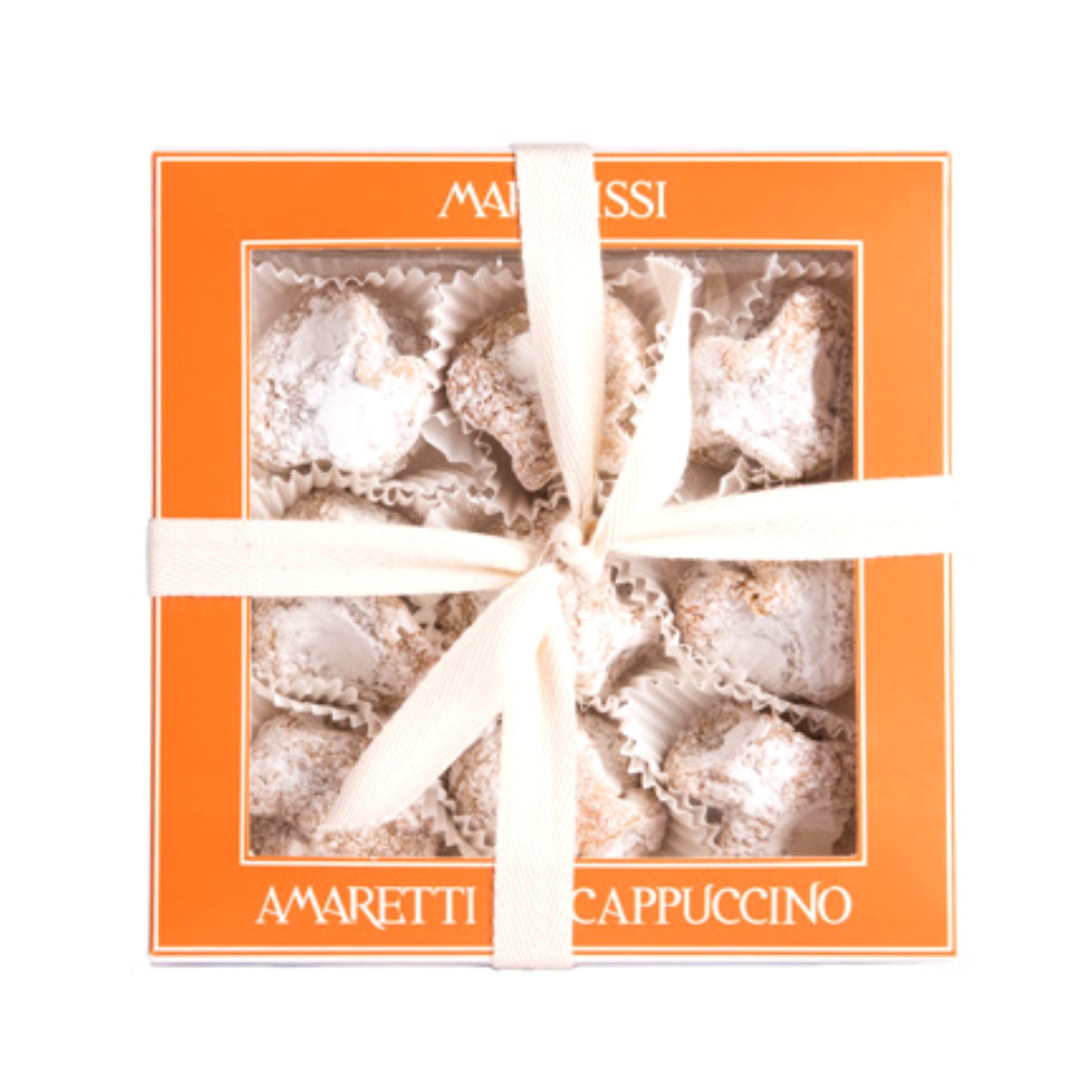 Marabissi Soft Cappuccino Amaretti (Box) 190g  | Imported and distributed in the UK by Just Gourmet Foods