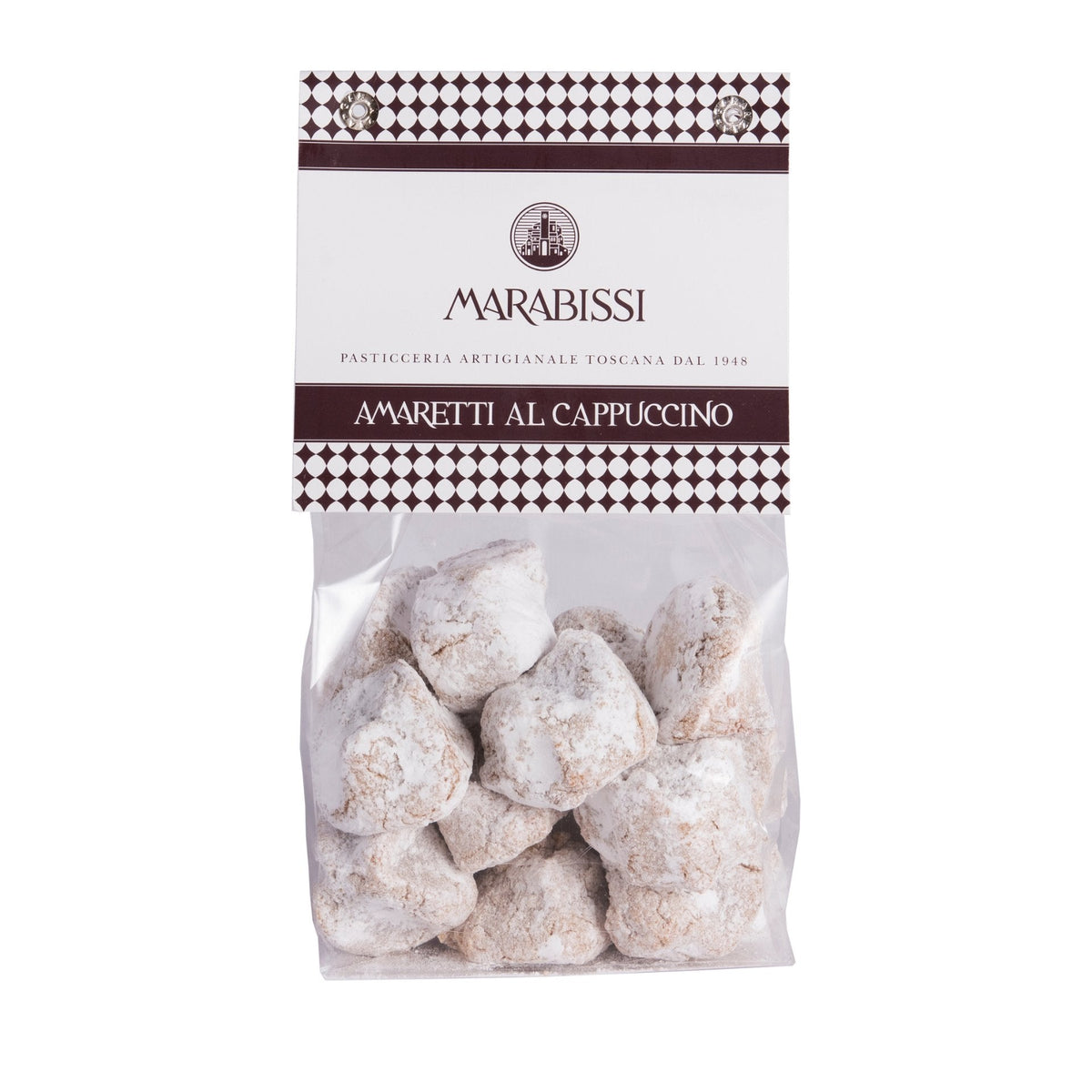 Marabissi Soft Cappuccino Amaretti (Bag) 200g  | Imported and distributed in the UK by Just Gourmet Foods