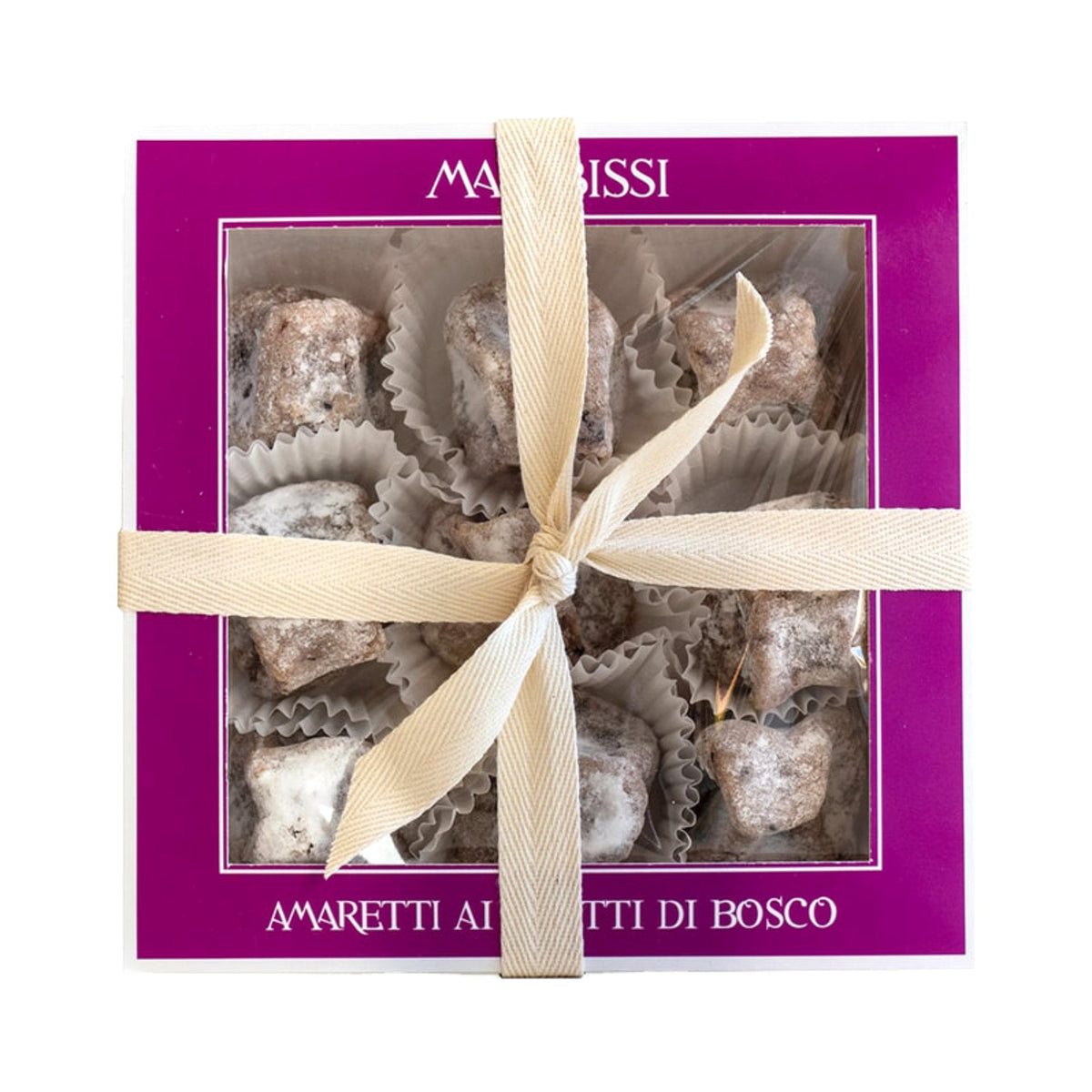 Marabissi Soft Almond Fruit of the Forest Amaretti (Box) 190g  | Imported and distributed in the UK by Just Gourmet Foods